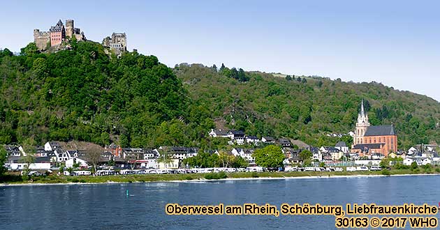 Oberwesel am Rhein, Schnburg und Liebfrauenkirche